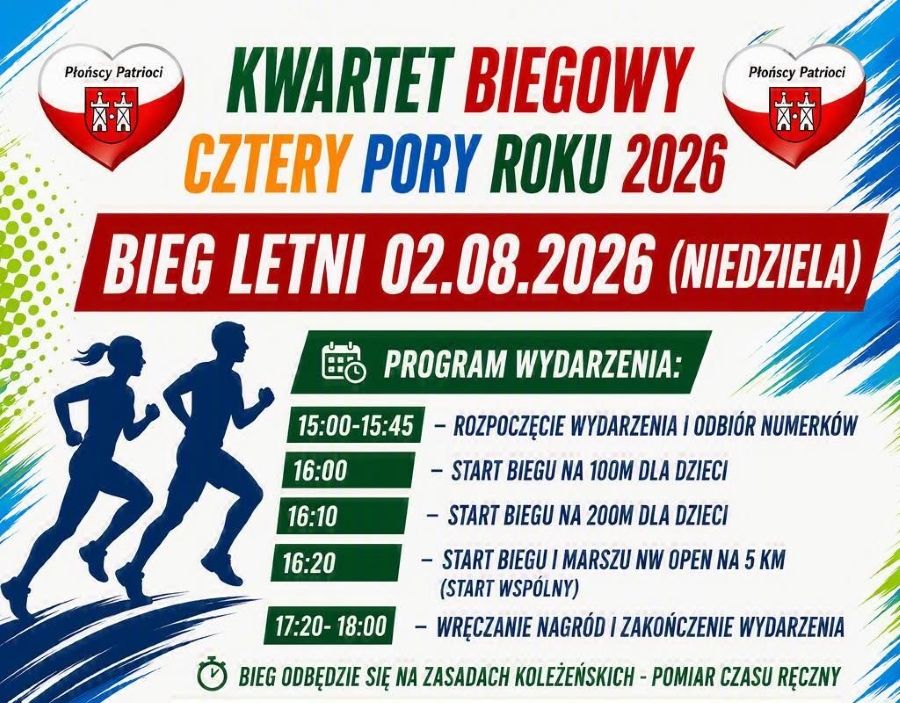 Pobiegną dla małego Krzysia. Trwają zapisy na Bieg Letni w Nowym Mieście
